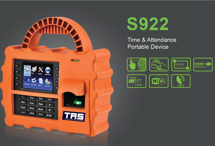 s992 portable time and attendance reader - access control products